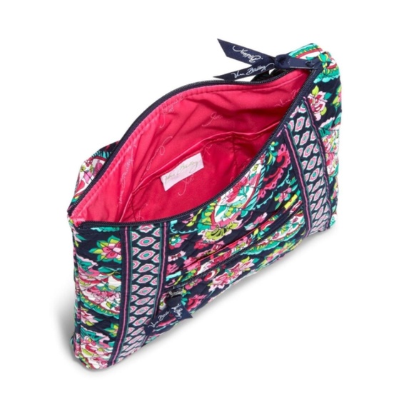 Vera Bradley Navy Colorful Petal Paisley Crossbody Bag Purse - Picture 2 of 15